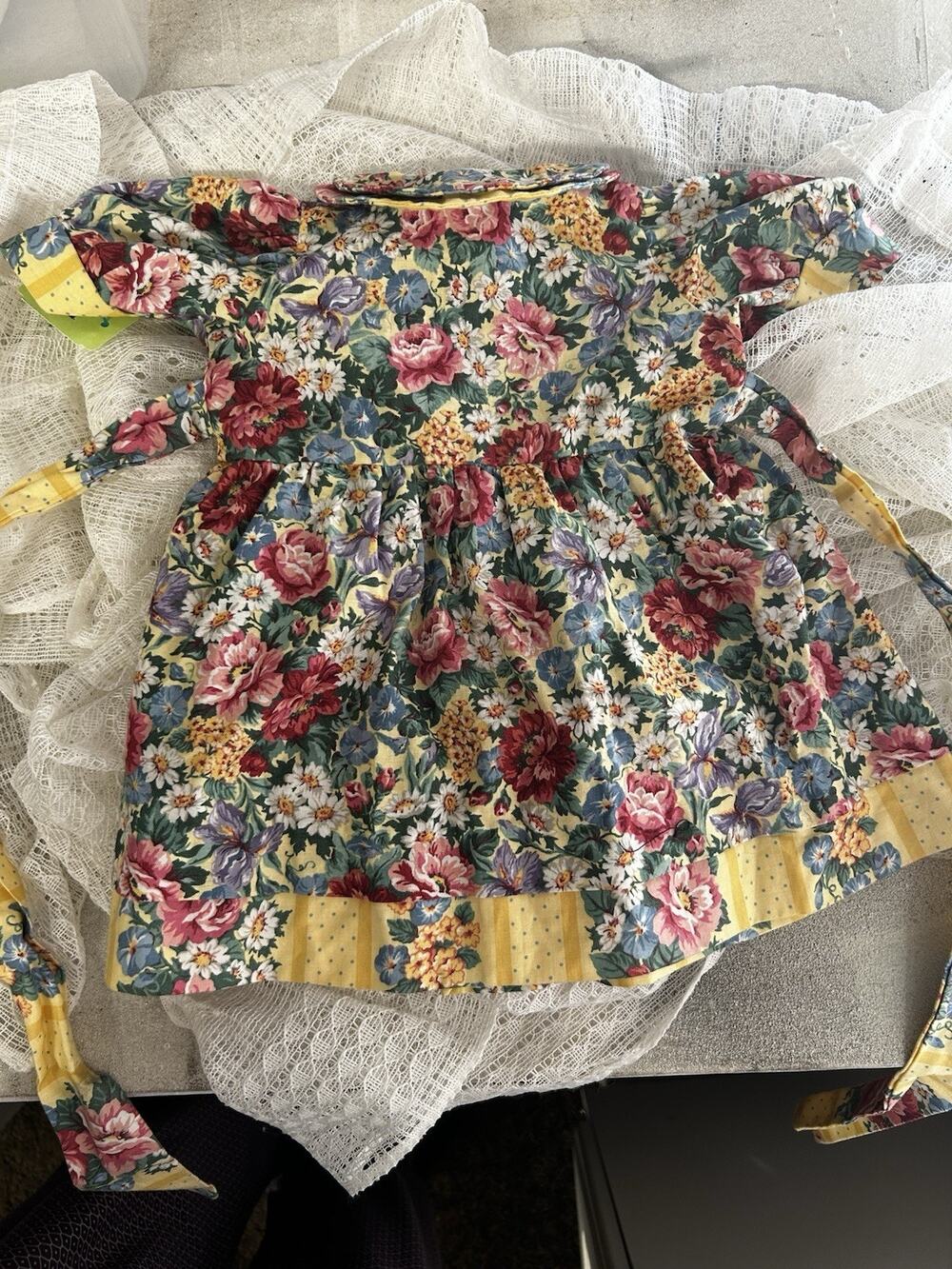 My Twinn Multicolor Floral Cotton Doll Dress Casual Vintage 1997 RN95497